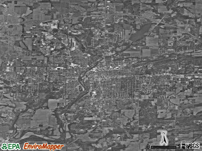 Richmond satellite photo by USGS