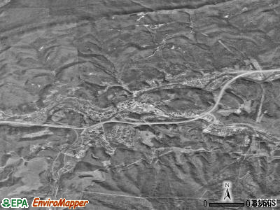 Cumberland satellite photo by USGS