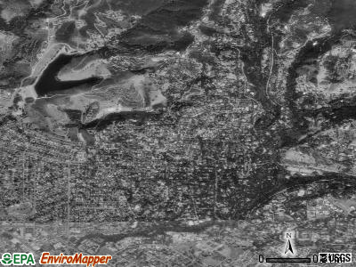Mission Canyon satellite photo by USGS