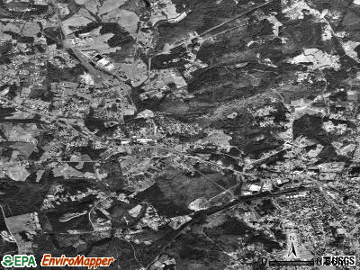 Arial satellite photo by USGS