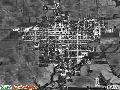 Carrollton satellite photo by USGS