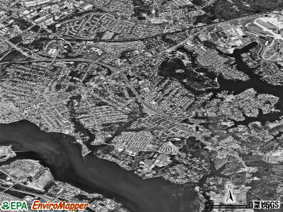 Essex satellite photo by USGS