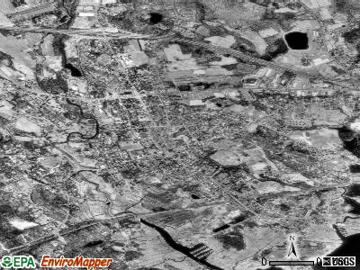 Guilford Center satellite photo by USGS
