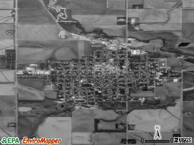 Pierson satellite photo by USGS