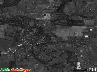 Honeoye Falls satellite photo by USGS