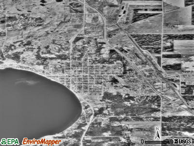 Glenwood satellite photo by USGS