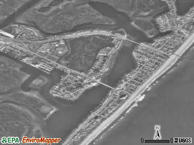 Wrightsville Beach satellite photo by USGS