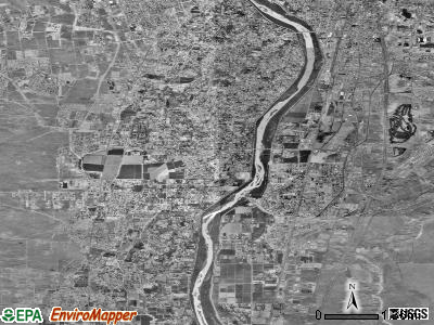 South Valley satellite photo by USGS