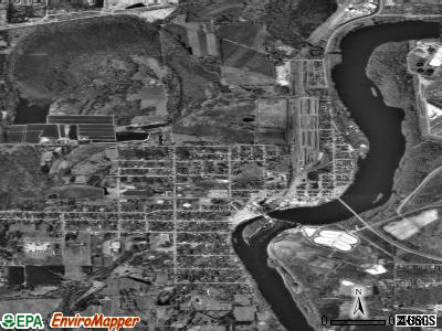 Nekoosa satellite photo by USGS
