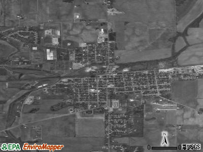 Versailles satellite photo by USGS