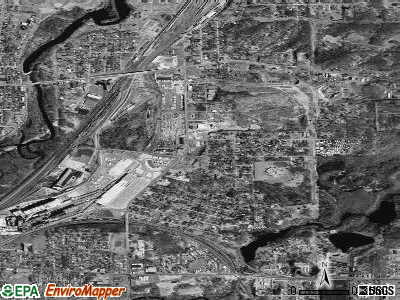 Brownlee Park satellite photo by USGS