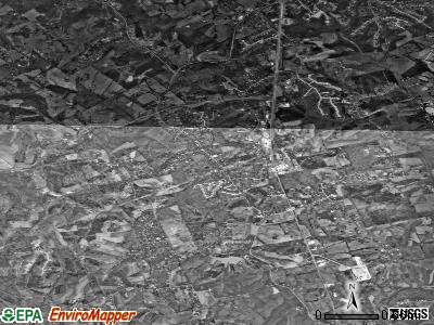Claryville satellite photo by USGS