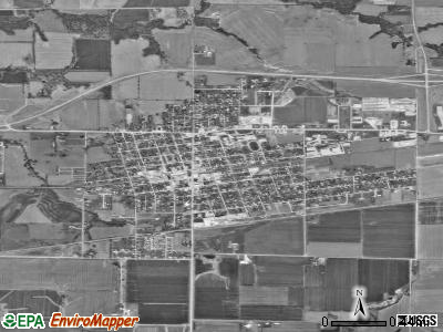 Monroe City satellite photo by USGS