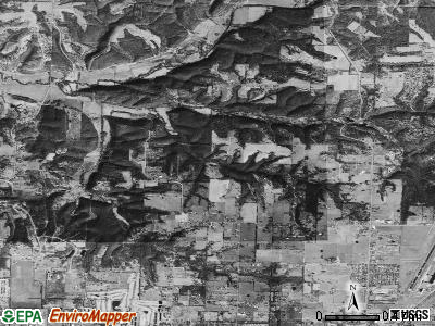 Forest Heights satellite photo by USGS