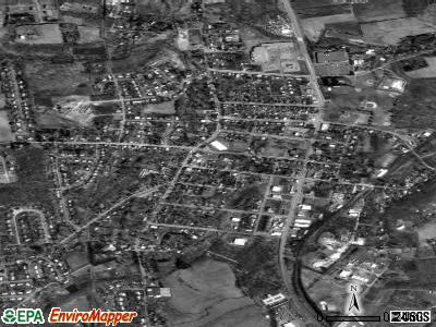Coopersburg satellite photo by USGS