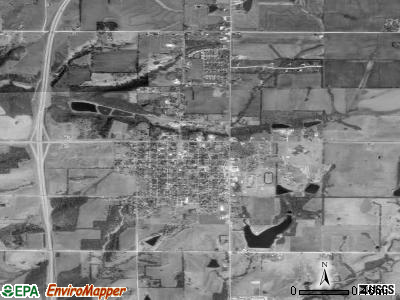 Louisburg satellite photo by USGS