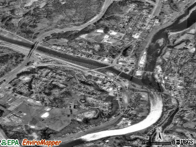 White River Junction satellite photo by USGS