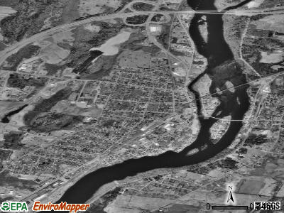 Fairfield satellite photo by USGS