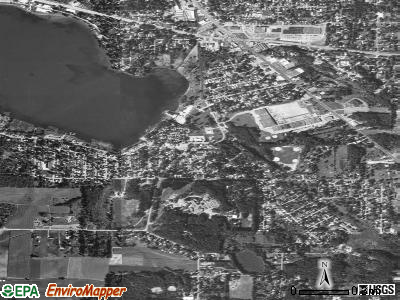 Lakemore satellite photo by USGS