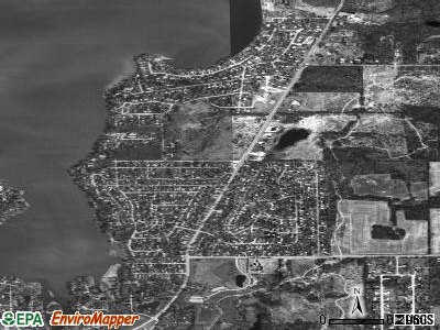 Fox Lake Hills satellite photo by USGS