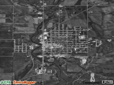 Belmond satellite photo by USGS
