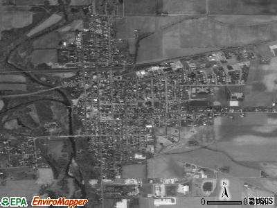 Covington satellite photo by USGS
