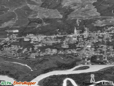 Central Park satellite photo by USGS