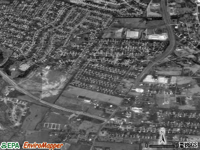 Pioneer Village satellite photo by USGS