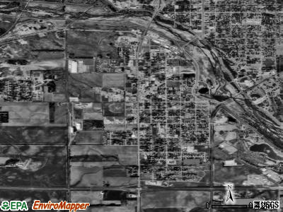 South Hutchinson satellite photo by USGS