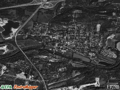 South Lebanon satellite photo by USGS
