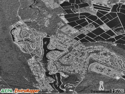 Leisuretowne satellite photo by USGS