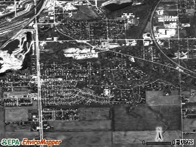 Preston Heights satellite photo by USGS