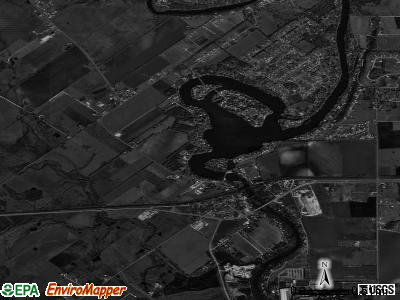 McQueeney satellite photo by USGS