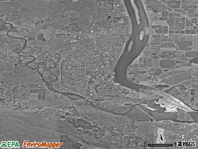 Richland satellite photo by USGS