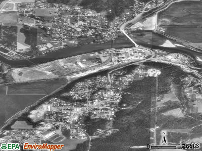 Bonners Ferry satellite photo by USGS