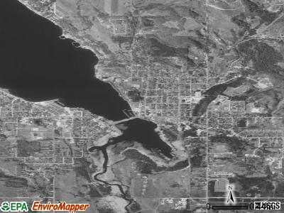 East Jordan satellite photo by USGS