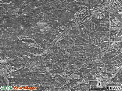 North Atlanta satellite photo by USGS