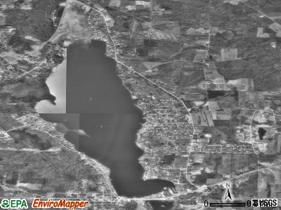 Conneaut Lakeshore satellite photo by USGS