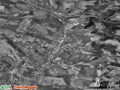 Bentleyville satellite photo by USGS