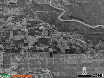 Wild Peach Village satellite photo by USGS