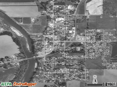 Jefferson satellite photo by USGS