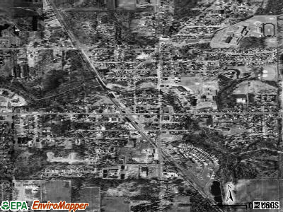 Clio satellite photo by USGS