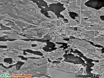 Cohasset satellite photo by USGS