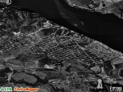 Oak Trail Shores satellite photo by USGS