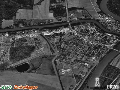 Jonesville satellite photo by USGS