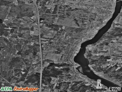 Hallowell satellite photo by USGS