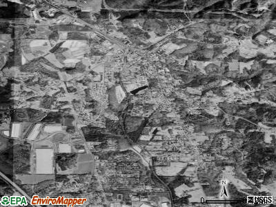 Rural Hall satellite photo by USGS