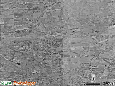 Broomfield satellite photo by USGS