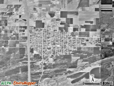 Beaver satellite photo by USGS