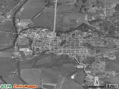 Myrtle Point satellite photo by USGS
